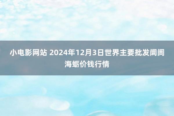 小电影网站 2024年12月3日世界主要批发阛阓海蛎价钱行情
