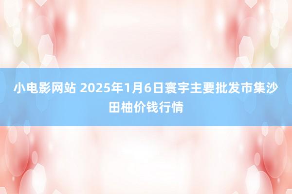 小电影网站 2025年1月6日寰宇主要批发市集沙田柚价钱行情